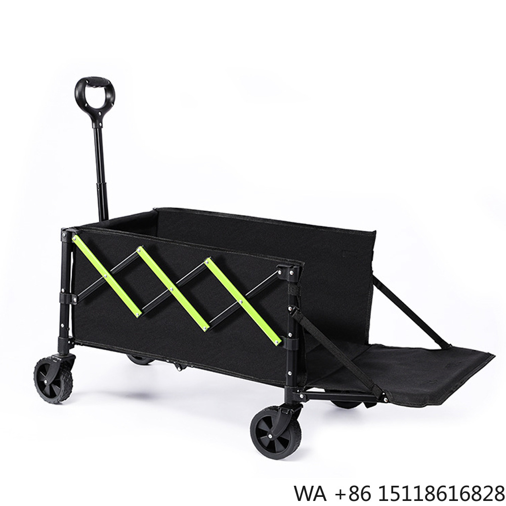Outdoor Furniture Table - E-RIKE Faltbarer Mehrzweck-Handwagen, Robuster Klappbarer Camping-Trolley