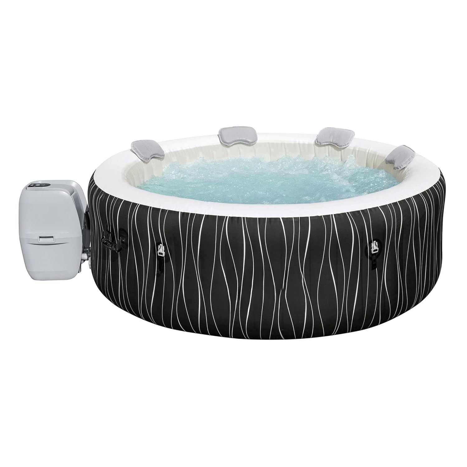 Inflatable Hot Tub - 4-6 Personen Runder Aufblasbarer Whirlpool, Energieeffizientes