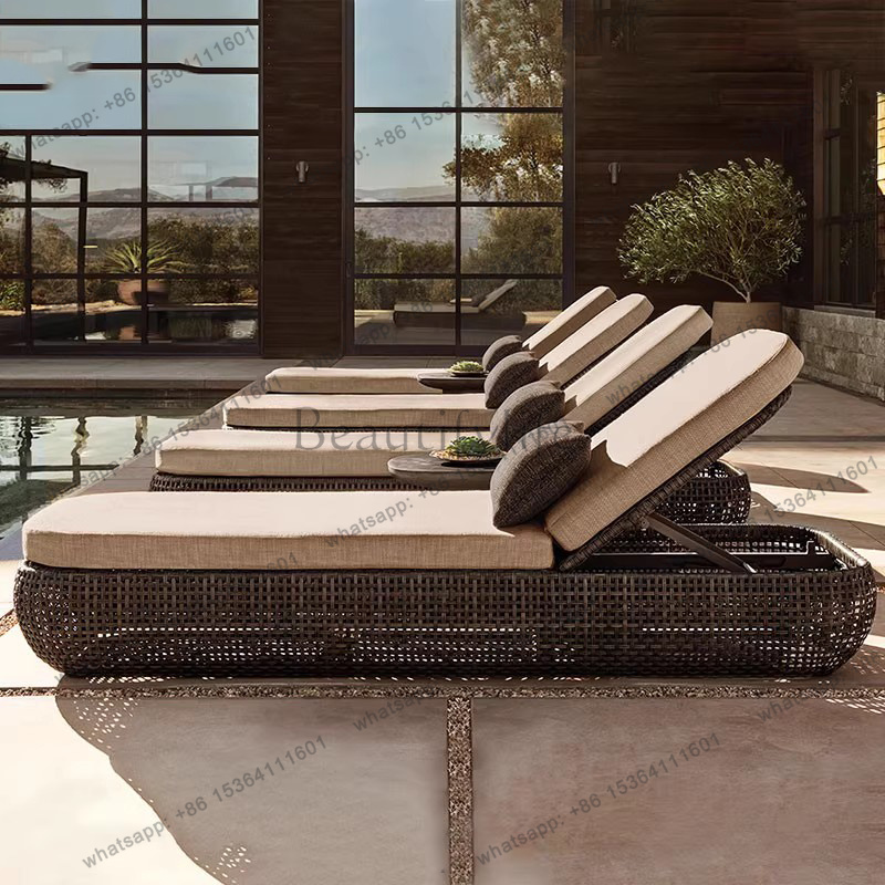 Outdoor Furniture Upholstery - LJY Nordische Polster-Gartenmöbel-Sets Strand Outdoor-Gartenmöbel-Sets Hinterhof