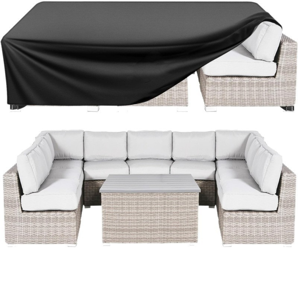 Outdoor Furniture Sofa - Quadratische Möbelabdeckung, 420D Oxford-Gewebe, Outdoor-Schutzhülle für