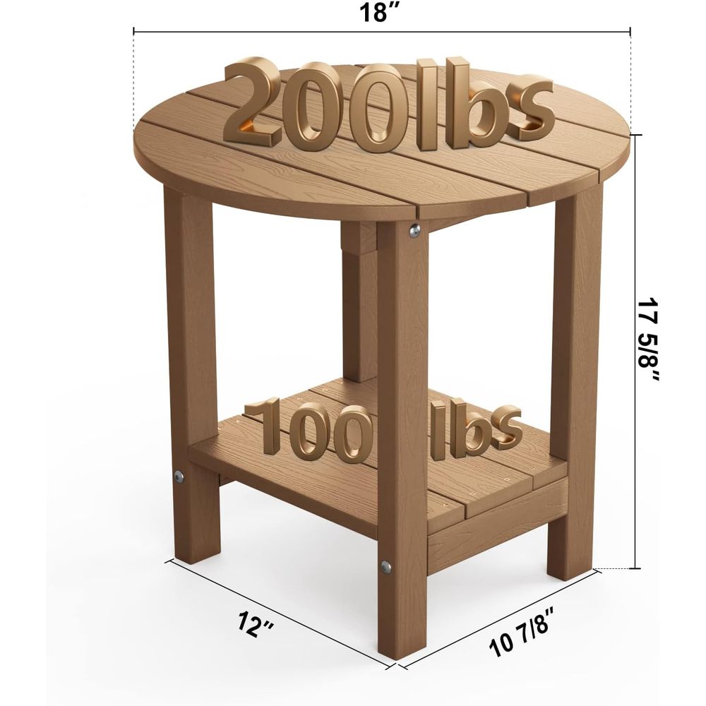 Outdoor-Beistelltisch (45,7 cm – Outdoor Furniture Table Bewertung und Preis