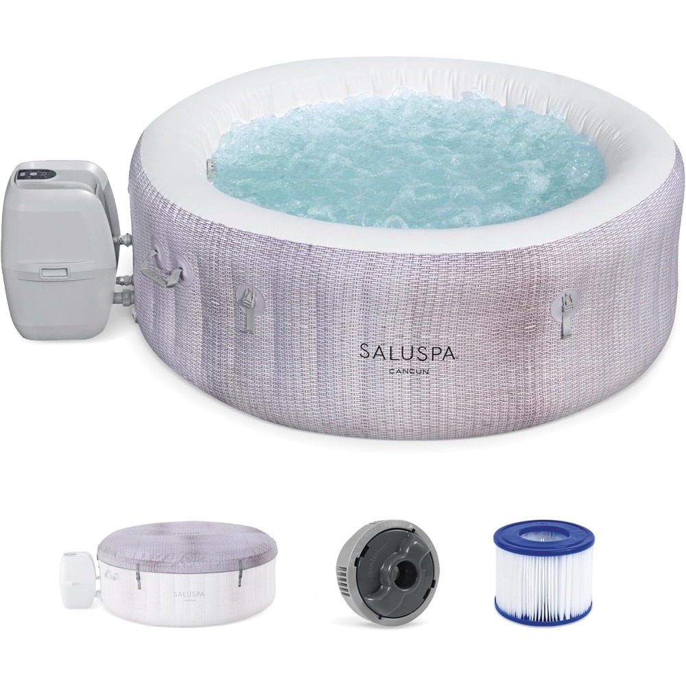 SaluSpa Cancun 2-4 Personen Au – Inflatable Hot Tub Bewertung und Preis
