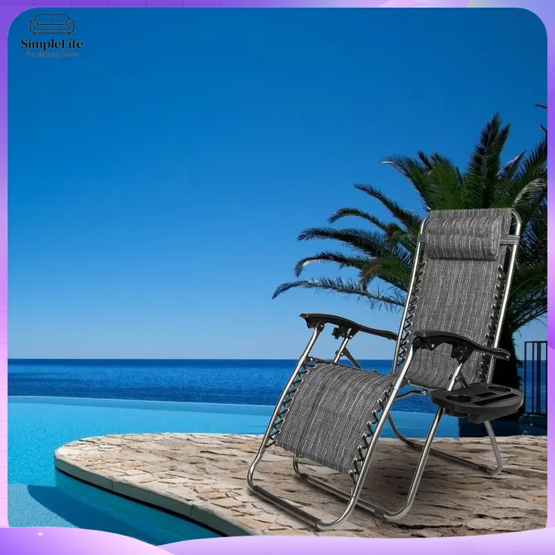Unendlicher Zero-Gravity-Liege – Outdoor Furniture Grey Bewertung und Preis