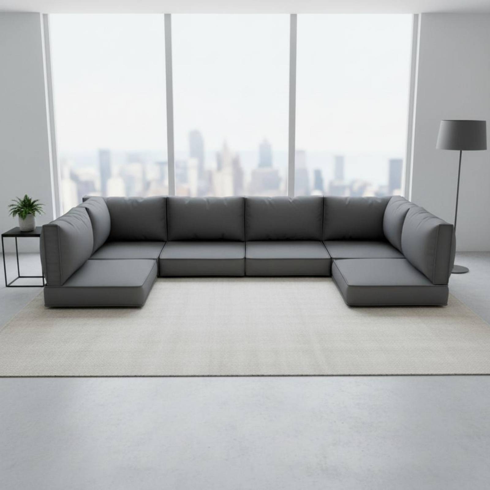 7-teiliges Sofa-Kissenset aus  – Outdoor Furniture Sofa Bewertung und Preis