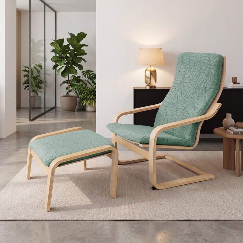 1 Set Elastischer Holzstuhlbez – Outdoor Furniture Upholstery Bewertung und Preis