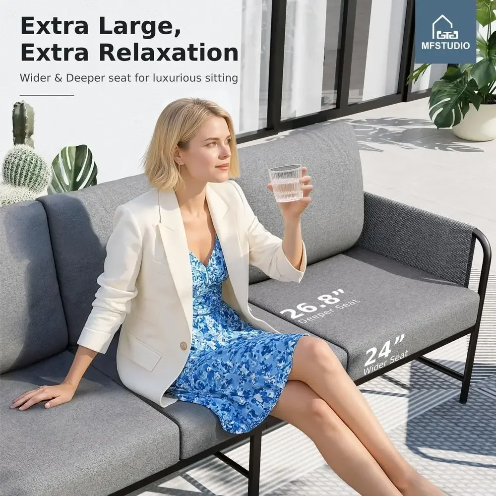 5-Sitzer Outdoor-Gartenmöbel-S – Outdoor Furniture Grey Bewertung und Preis