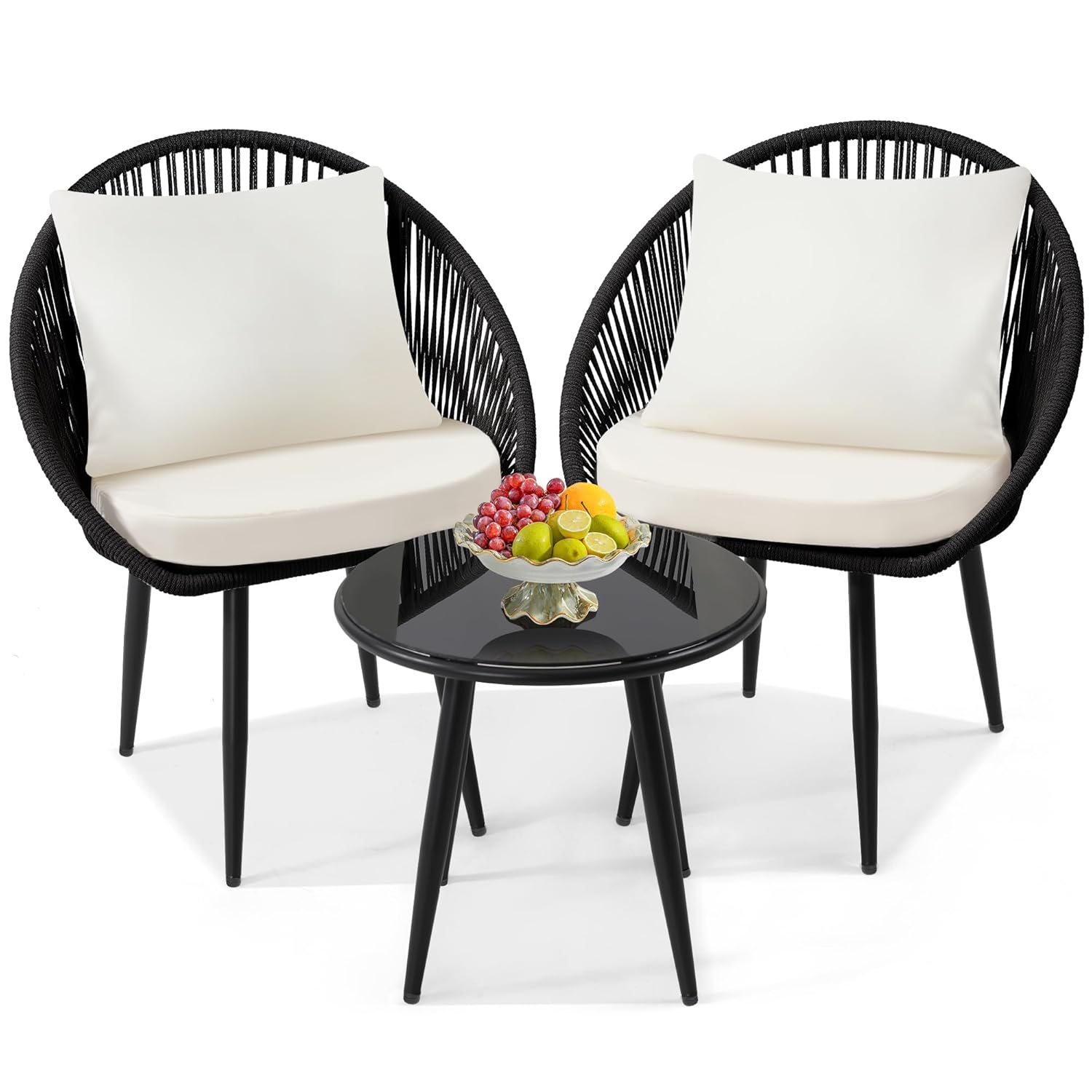 3-teiliges Bistro-Set, gefloch – Outdoor Furniture Arhaus Bewertung und Preis