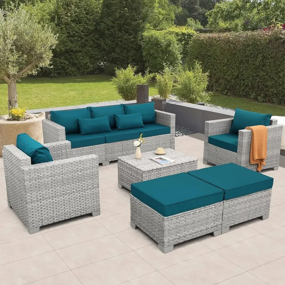 6-teiliges Outdoor-Gartenmöbel – Outdoor Furniture Grey Bewertung und Preis