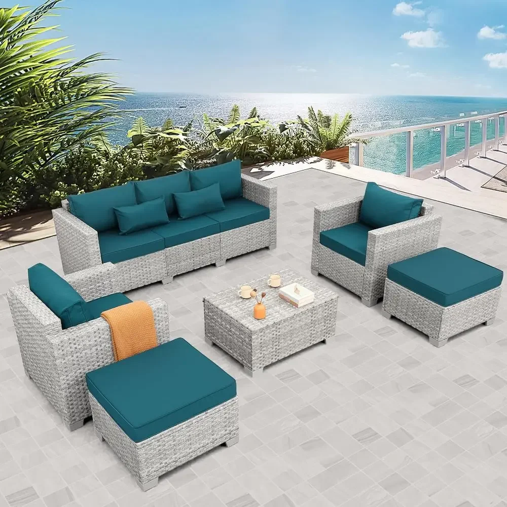 6-teiliges Outdoor-Gartenmöbel – Outdoor Furniture Grey Bewertung und Preis