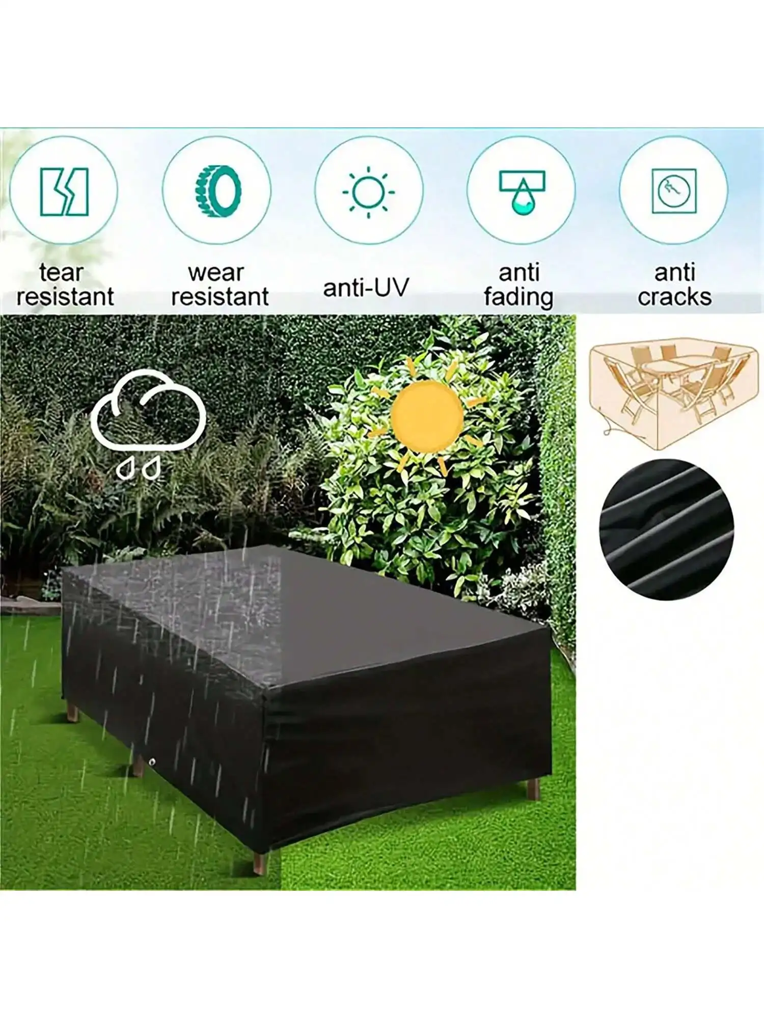 Multi-Size-Außen terrasse Gart – Outdoor Furniture Sofa Bewertung und Preis