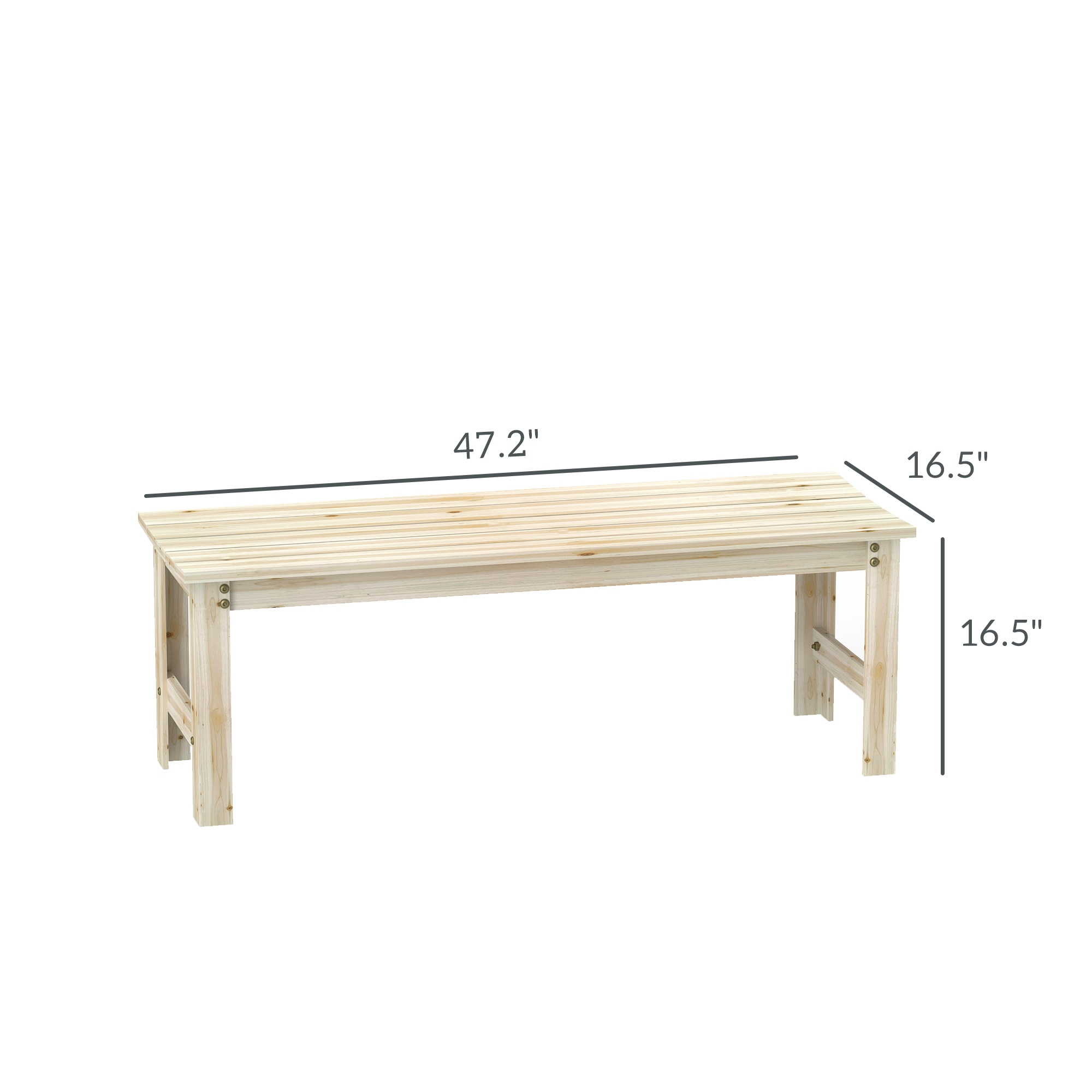 2-Sitzer Holz-Gartenbank, Latt – Outdoor Furniture Arhaus Bewertung und Preis