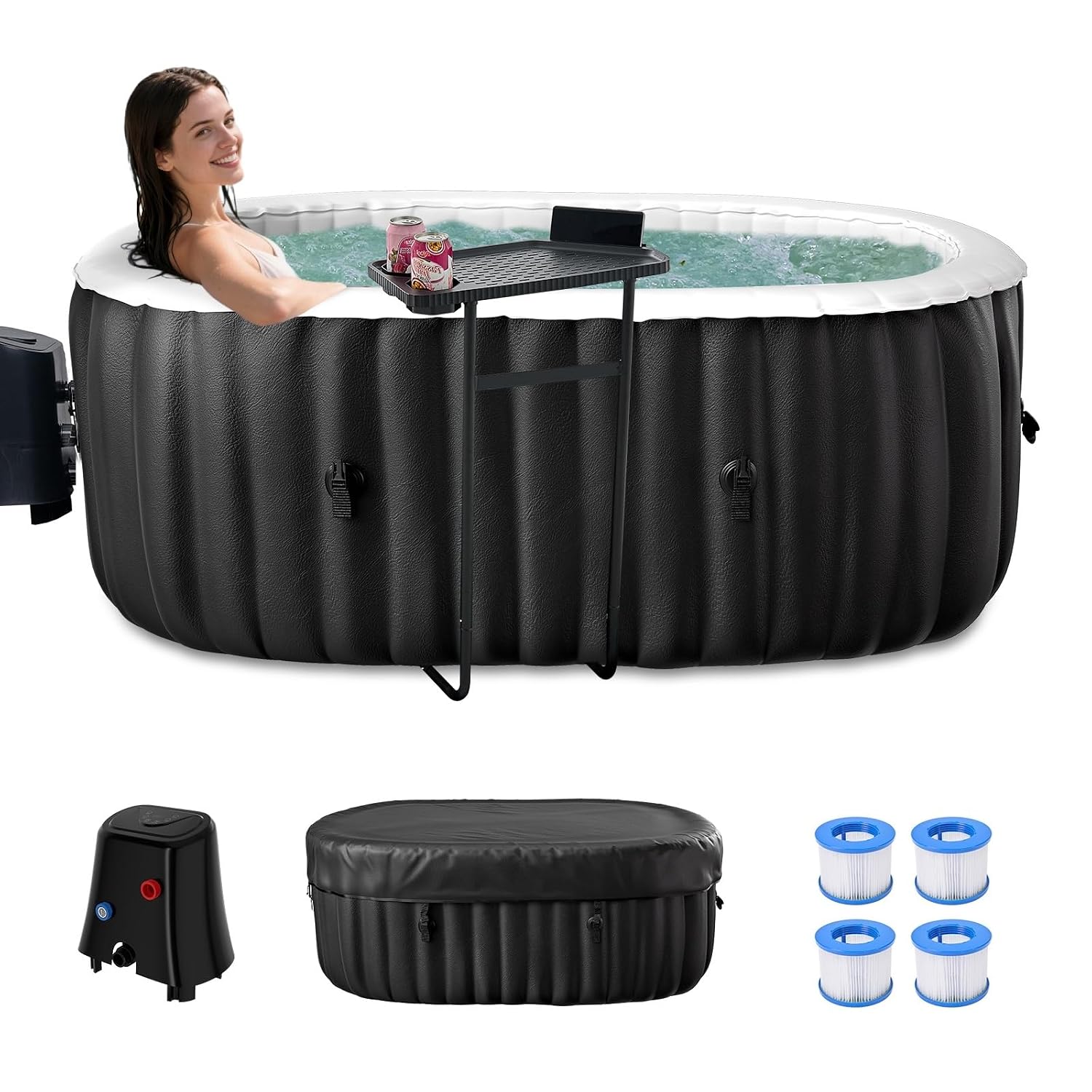 Aufblasbarer Whirlpool, 1-2 Pe – Inflatable Hot Tub Bewertung und Preis