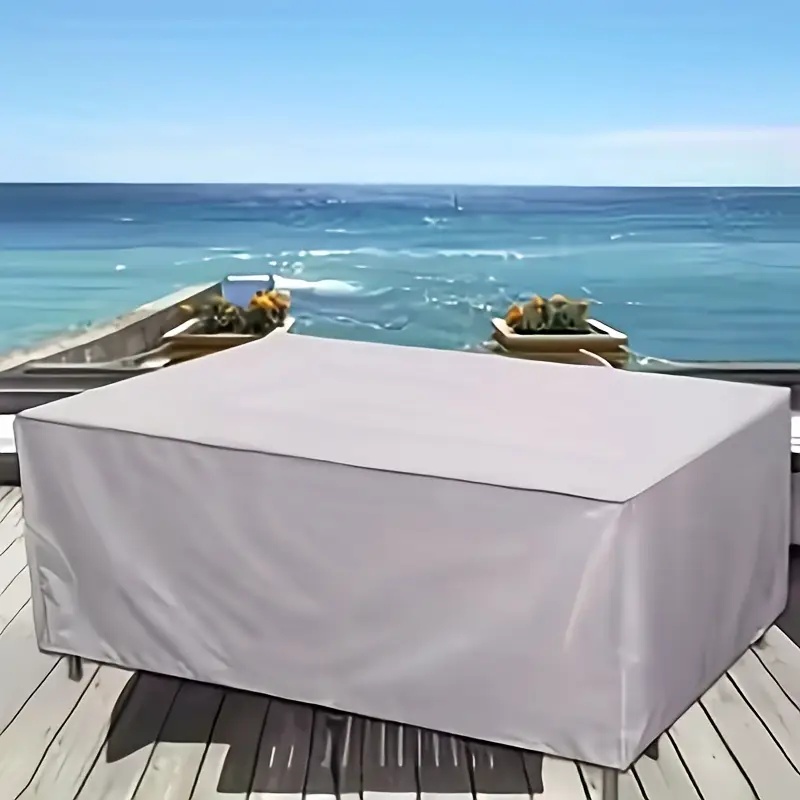 Silberne Oxford-Stoff-Schutzhü – Outdoor Furniture Sofa Bewertung und Preis