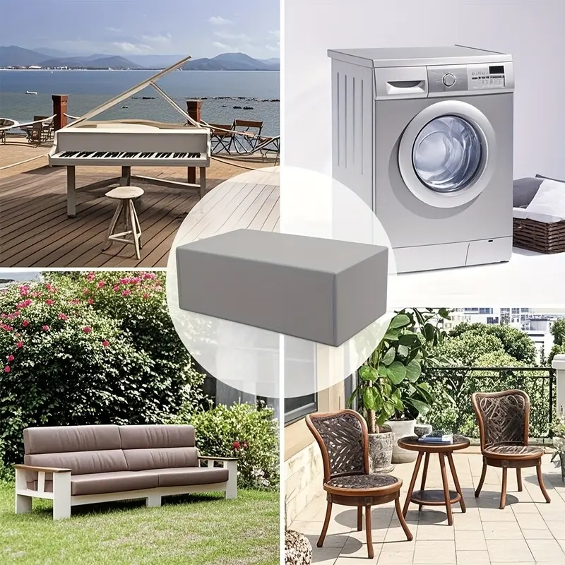 Silberne Oxford-Stoff-Schutzhü – Outdoor Furniture Sofa Bewertung und Preis